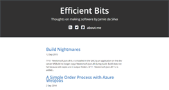 Desktop Screenshot of efficientbits.com