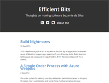 Tablet Screenshot of efficientbits.com
